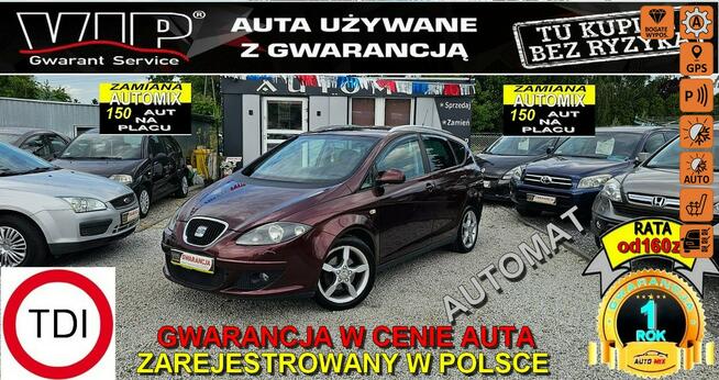 Seat Altea XL 1,9 TDI*AUTOMAT*Super *klima*dvd*MożliwaZamiana*Gwarancja -AUTOMI-X.PL
