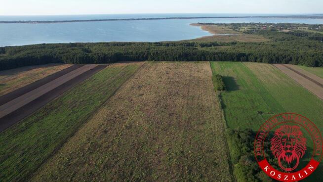 Działka nad jeziorem blisko morza Łabusz Koszalin