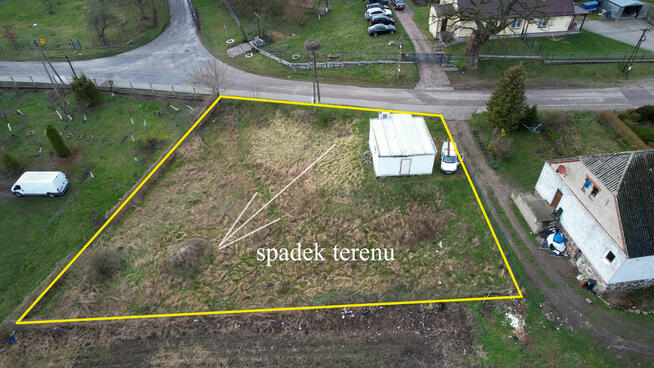 Świdwin Łąkowo działka 1000 m2 z kioskiem 36 m2