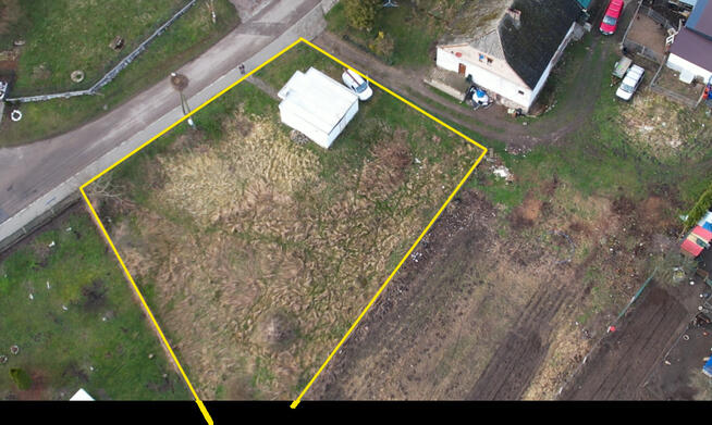 Świdwin Łąkowo działka 1000 m2 z kioskiem 36 m2