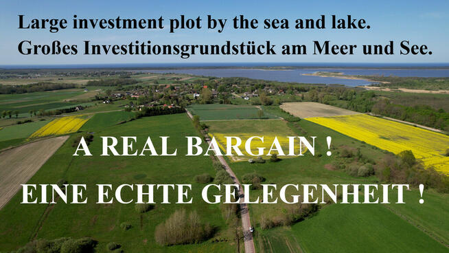 großes Investitionsgrundstück am Meer und See