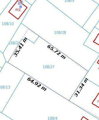 Kretomino działka budowlana 2001 m2