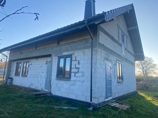 Gleźnowo dom w stanie surowym zamknietym dz 2 tys