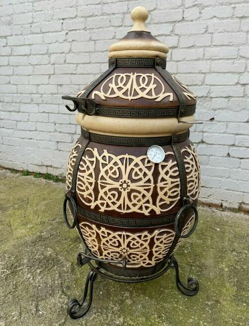 Tandyrr Saffron 125L | XXL Piec BBQ wykonany z szamotu | Ręc