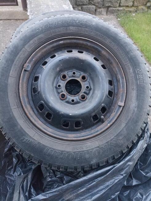 Sprzedam koła stalowe 4x98 z oponami wielosezonowymi 166/70/