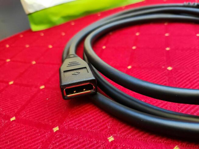 Przedłużacz DP DisplayPort kabel przewód Adapter do Laptopa