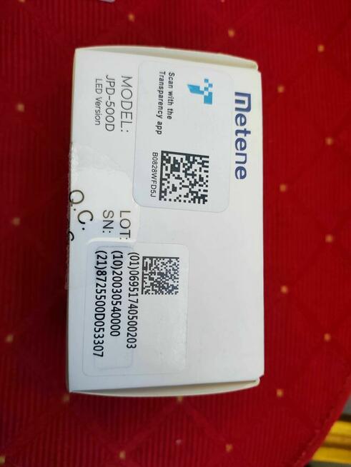 Pulsoksymetr Pulsometr Metene Jumper JPD-500D medyczny tętno