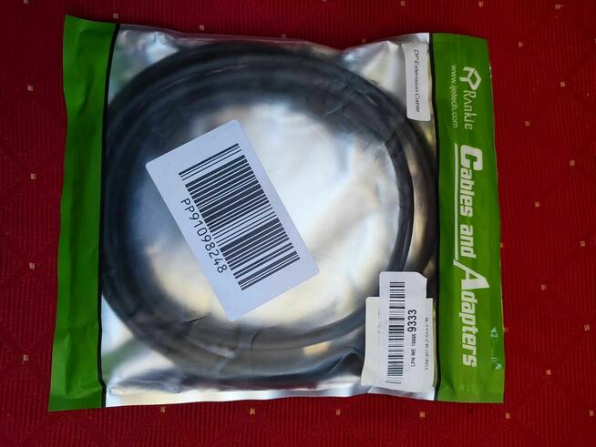 Przedłużacz DP DisplayPort kabel przewód Adapter do Laptopa