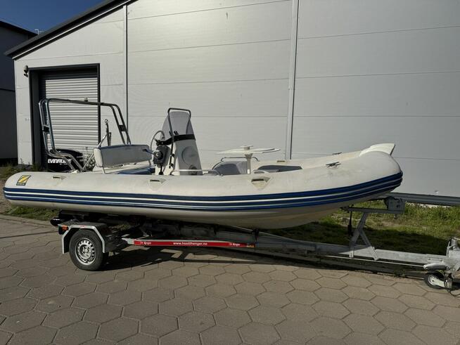 RIB Zodiac 550, Evinrude 90 + przyczepa