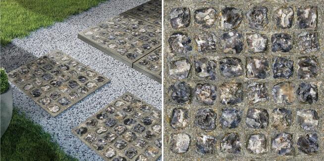 gres 60/60 002 grube 2 cm stones rektyfikowane matowe Gat.1