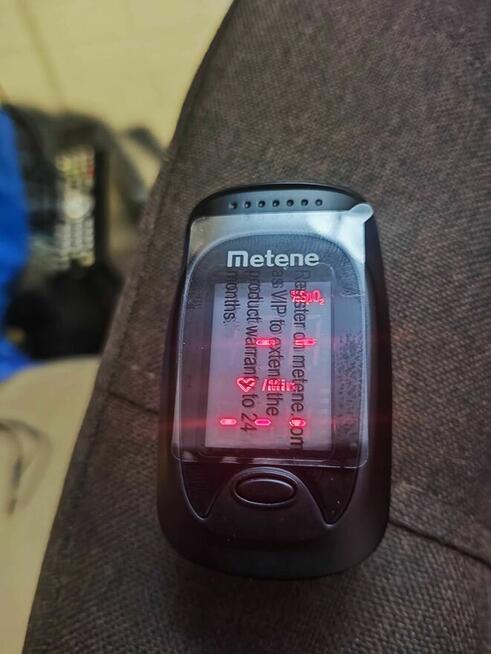 Pulsoksymetr Pulsometr Metene Jumper JPD-500D medyczny tętno