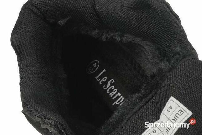 Buty zimowe męskie czarne rozm.41-46