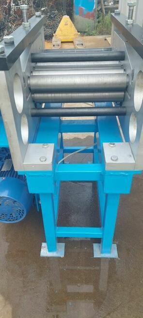 Zestaw maszyn do produkcji siatki cięto-ciągnionej