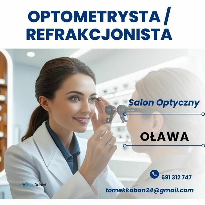 Praca Optometrysta / Refrakcjonista - Oława