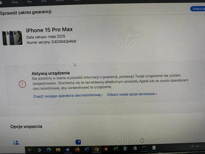 Nowy iPhone 15 pro max 256GB