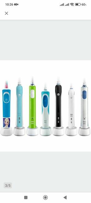 Końcówki szczoteczki elektrycznej Braun Oral-B wymienne