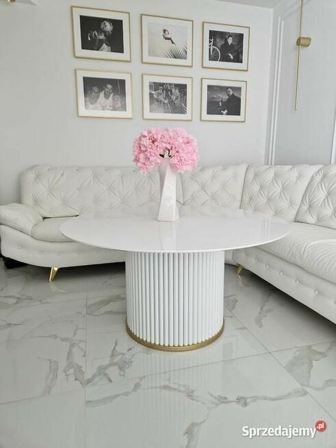 Stolik kawowy blat SLIM, stolik, ława, lamele, AKANT Meble