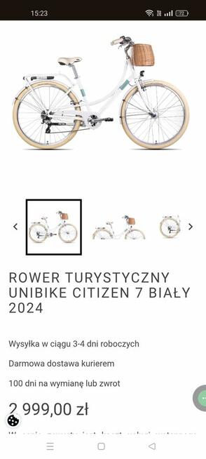 Sprzedam rower miejski Unibike Citizen