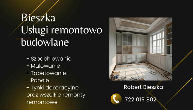 Poszukuję zleceń remontowo budowlanych