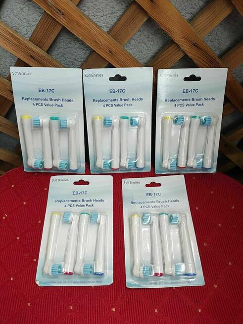 Końcówki szczoteczki elektrycznej Braun Oral-B wymienne