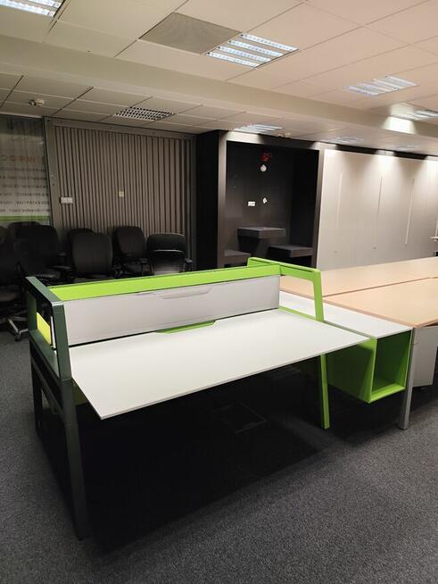 Zestaw biurowy, stanowisko 6-os do pracy BIVI Bench Steelcase