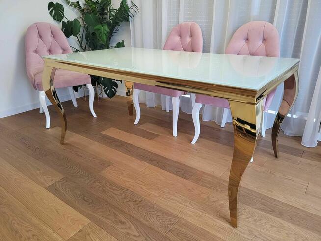 Stół Złoty LUXURY, Stół Glamour, AKANT Meble