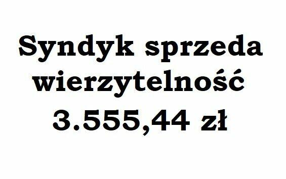 Syndyk sprzeda wierzytelność