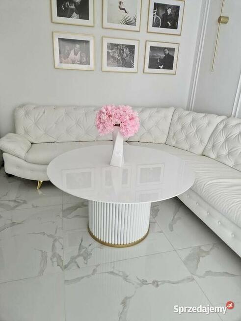 Stolik kawowy blat SLIM, stolik, ława, lamele, AKANT Meble