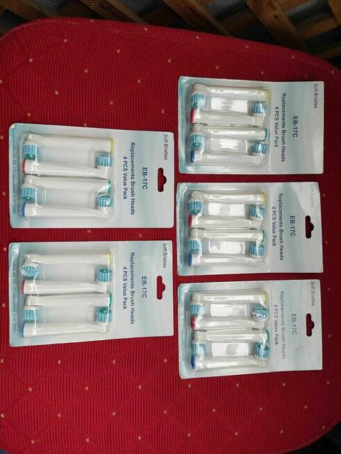 Końcówki szczoteczki elektrycznej Braun Oral-B wymienne