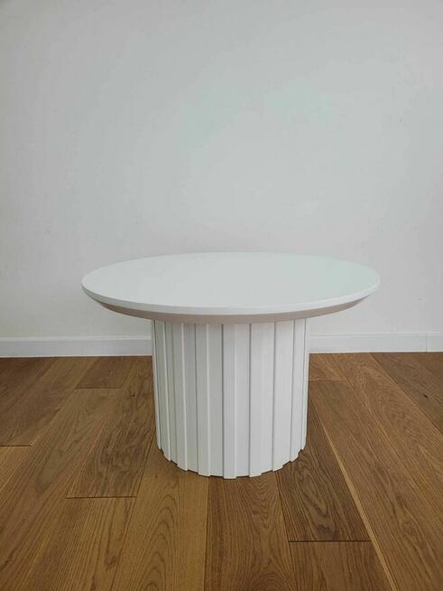 Stolik kawowy z kolekcji COMODO, ława, lamele, AKANT Meble