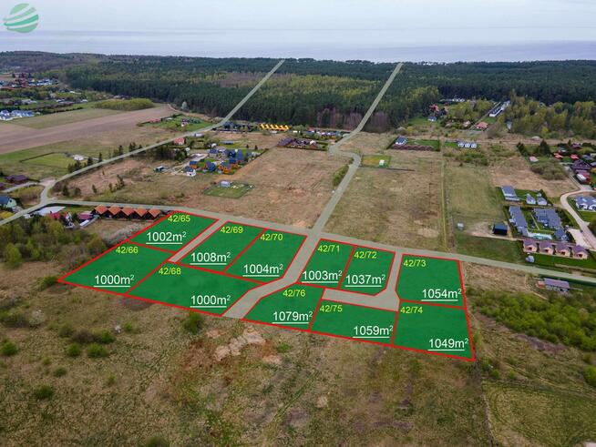 Działka budowlana Rusinowo gm. Postomino