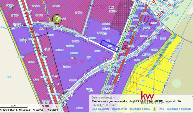 Działka przemysłowa Bolechowo gm. Czerwonak,