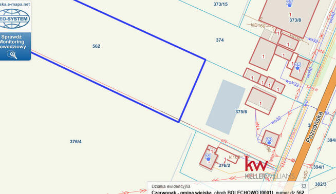 Działka przemysłowa Bolechowo gm. Czerwonak,