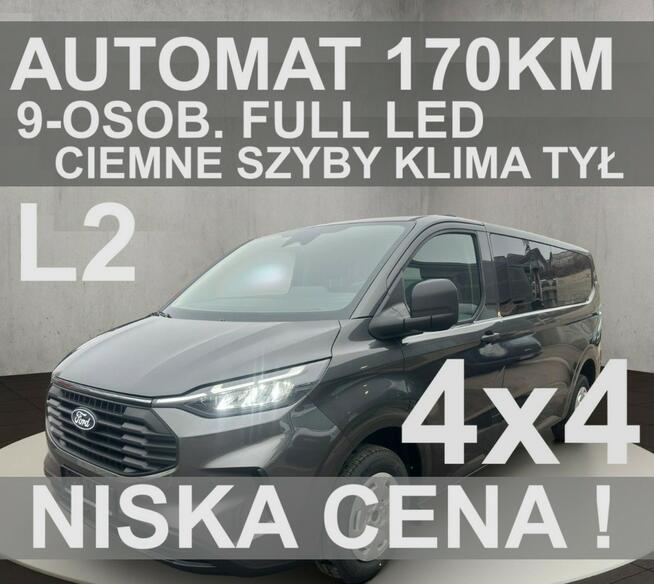 Ford Transit Custom 4x4 170KM Full Led Kamera Czujniki Napęd 4x4 ! Pakiet siedzeń 2407 zł