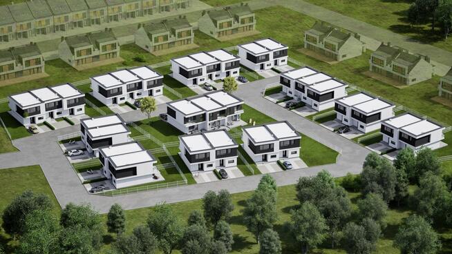 Grunt z gotowym projektem osiedla 29 domków