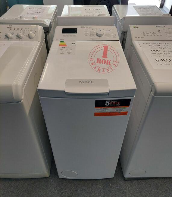 ROK GWARANCJA Pralka Indesit BTWS6230P PL/N 1200 obr. 6 kg