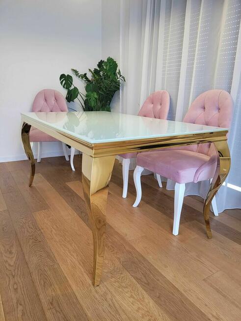 Stół Złoty LUXURY, Stół Glamour, AKANT Meble