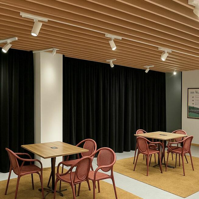 Kurtyna akustyczna 250 cm – czarna zasłona dźwiękoszczelna