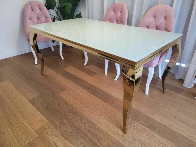 Stół Złoty LUXURY, Stół Glamour, AKANT Meble