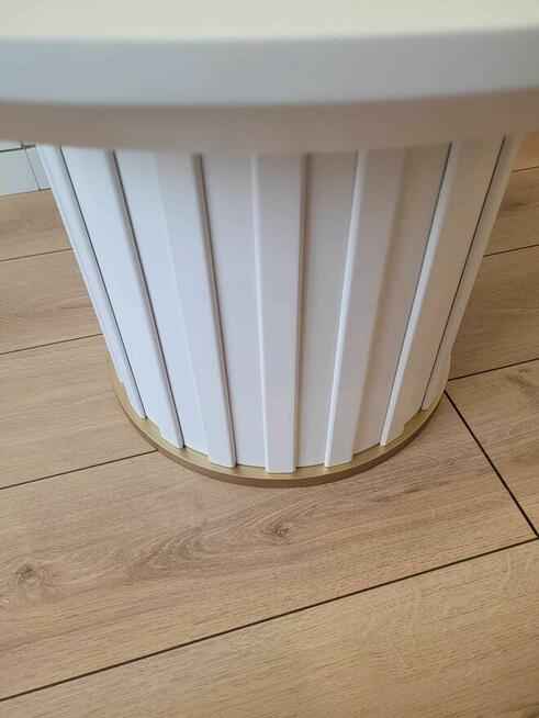 Stolik kawowy z kolekcji COMODO, ława, lamele, AKANT Meble