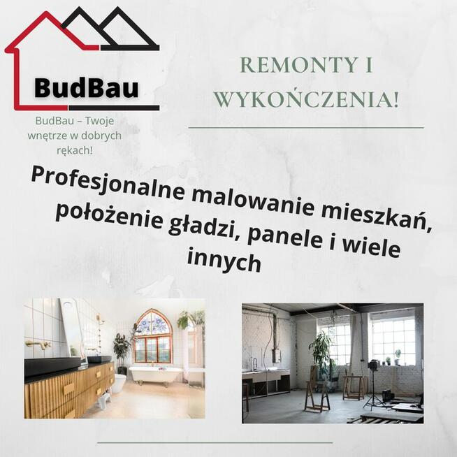 Malowanie mieszkań/wykończenia wnętrz