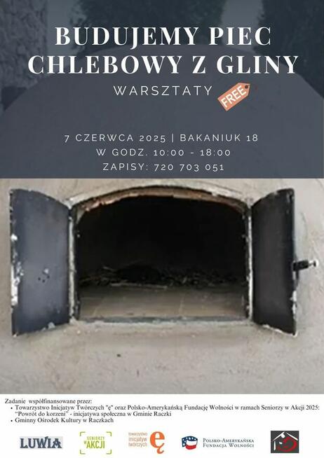 Warsztaty budowy pieca chlebowego z gliny