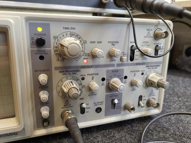 Sprzedam oscyloskop NDN DF 4321 2 kanały 20Mhz