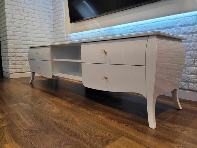 Komoda RTV glamour, bulgy, szafka rtv, AKANT Meble