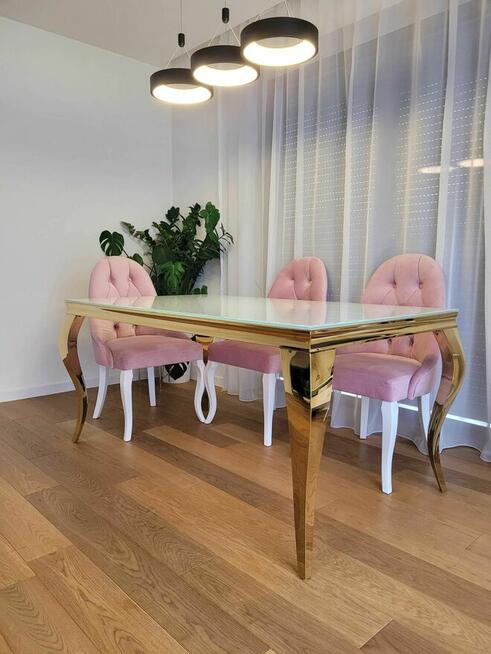 Stół Złoty LUXURY, Stół Glamour, AKANT Meble
