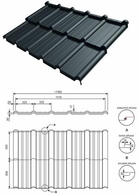 Blachodachówka Fiord Pruszyński