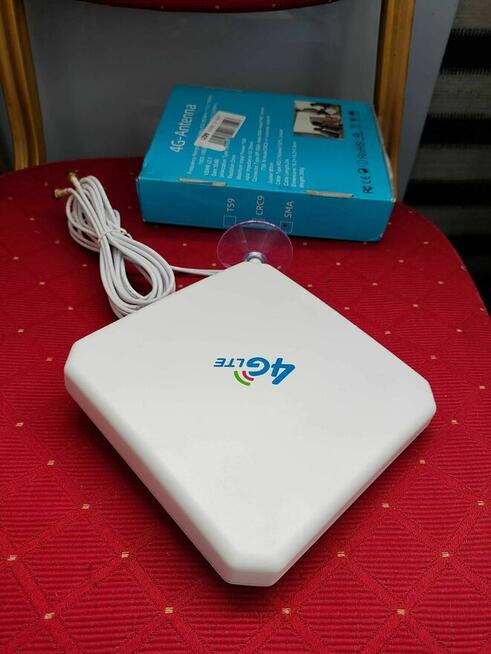 Antena Światłowodowa 3G 4G LTE SMA panelowa do Routera