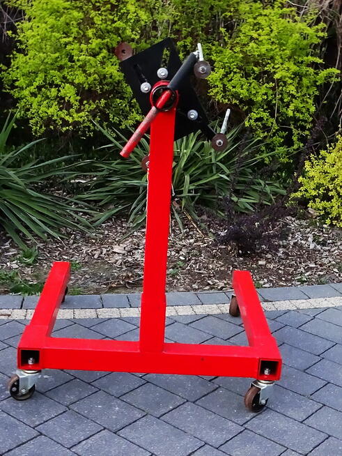 Motorowy stojak warsztatowy wózek do montażu silnika skrzyni