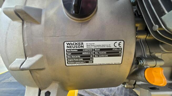 Motopompa do wody brudnej Wacker Neuson PT3G-c NOWA GWARANCJ
