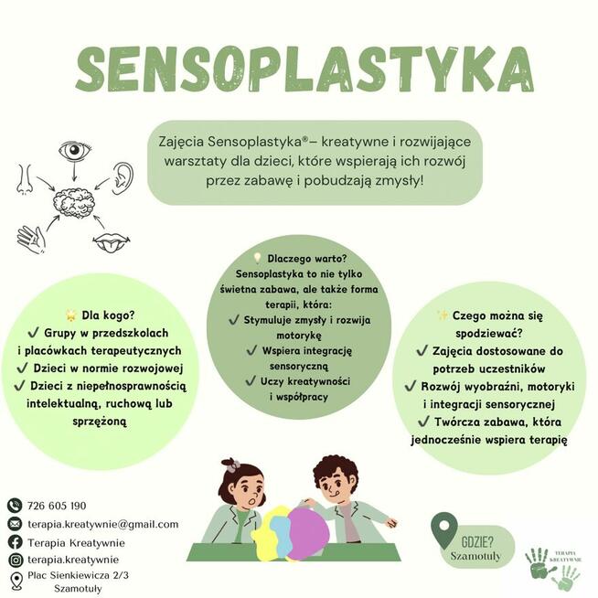 Zajęcia Terapeutyczne dla Dzieci